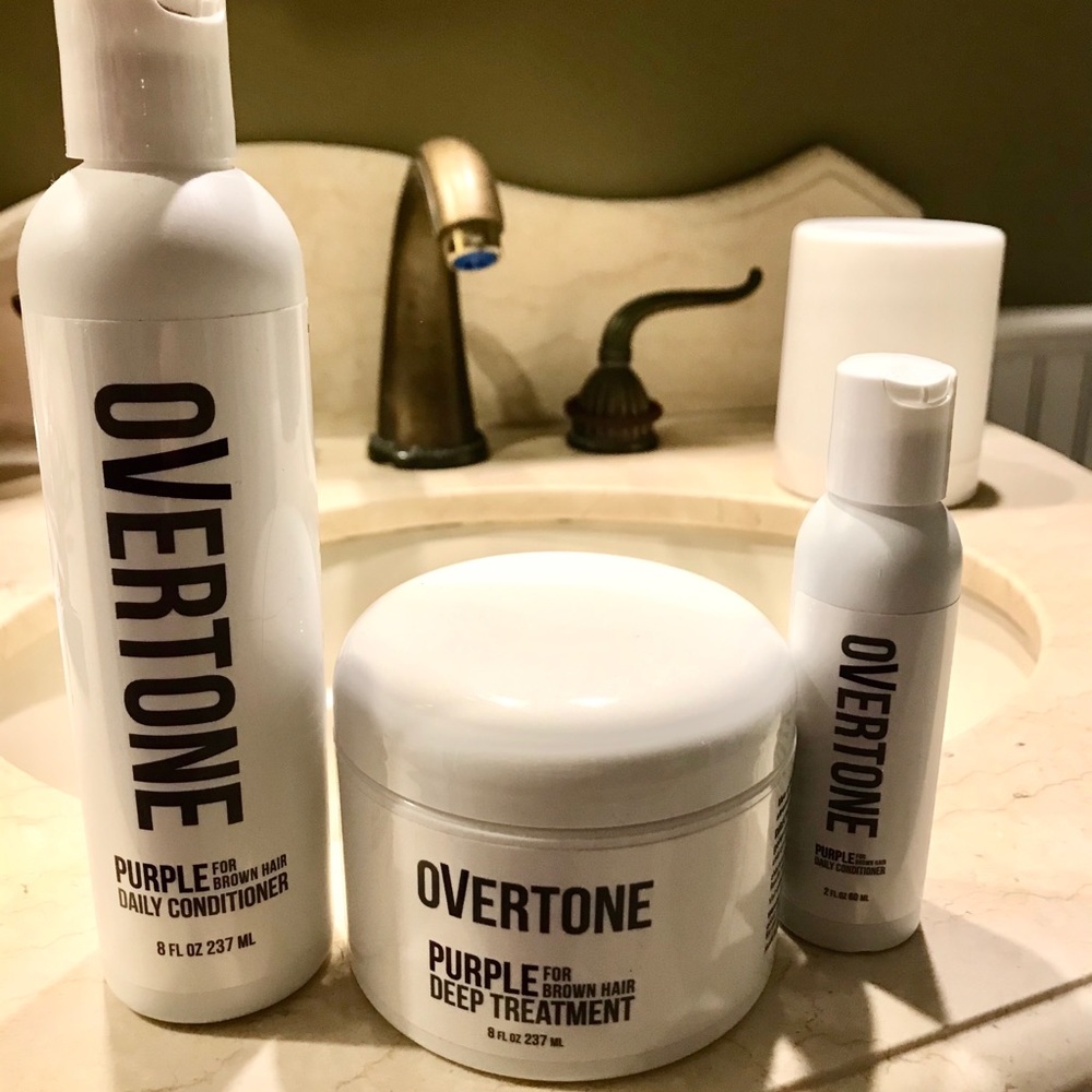 Overtone Purple for Brown Hair